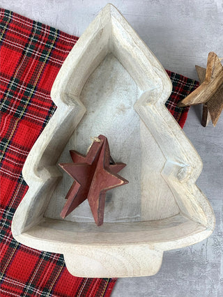 Season and Stir™ Dough Bowl Tree White Wash Small ON SALE