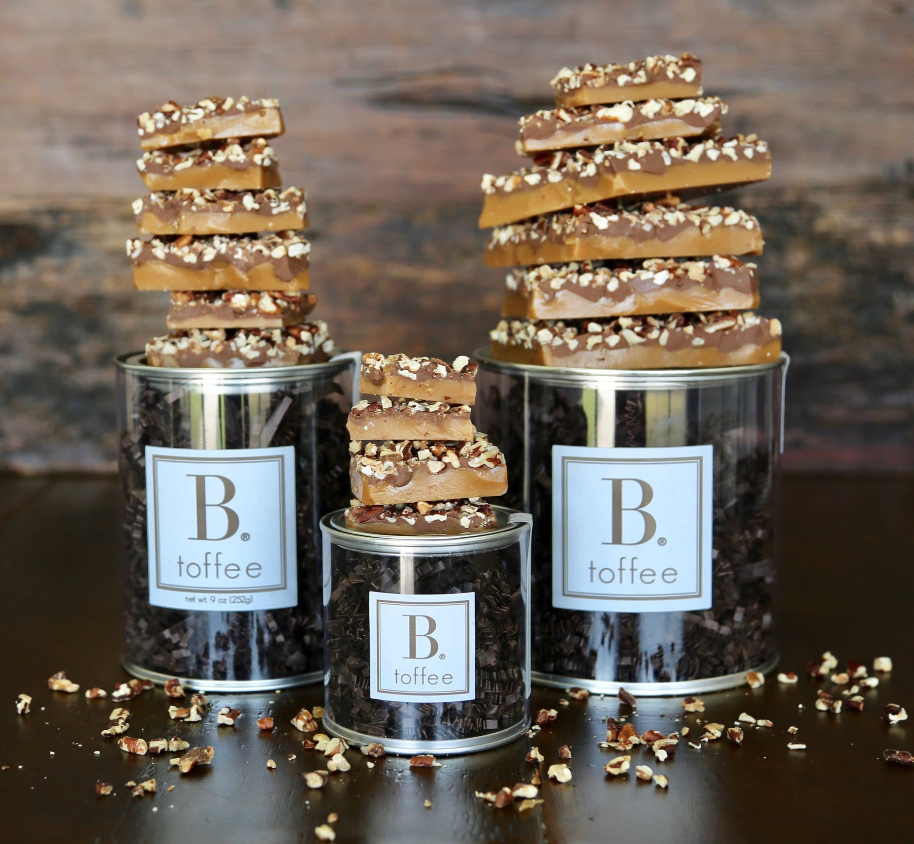 Season and Stir™ - B. toffee Signature Toffee Canisters