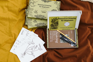 Season and Stir™ Beginner's Botanical Drawing - Art Kit with Video Lesson