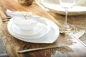 Season and Stir™ Gold Leaf Placemat