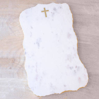 Season and Stir™ Cross Marble Serving Board