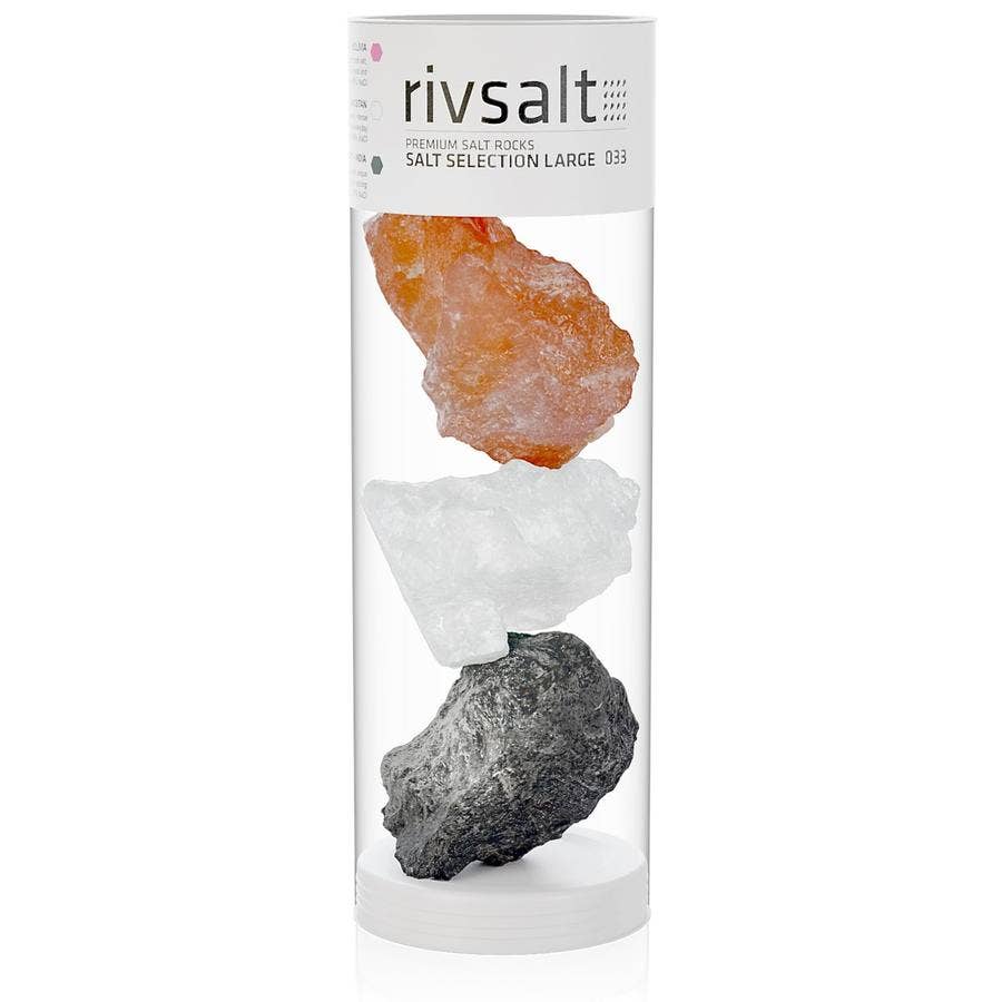 Season and Stir™ RIVSALT™ "Taste Large" Rock Salt - Set of Three