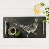 Season and Stir™ Large Pheasant Slate Serving Tray - GIFT BOXED