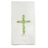 Season and Stir™ Cross with Flowers and Quote Dish Towel