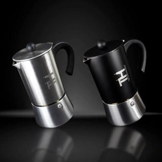 Season and Stir™ Thiru Espresso Maker Stainless Steel | Moka Pot | Espresso Maker