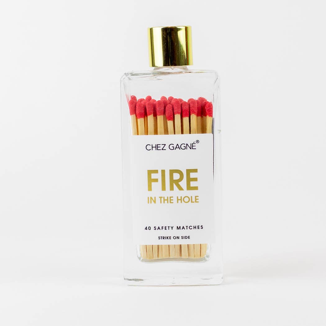 Season and Stir™ Fire in the Hole - Glass Bottle Matches