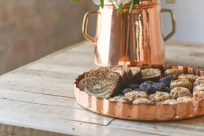 Season and Stir™ Copper Embossed Serving Tray