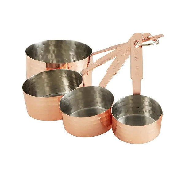 Season and Stir™ Hammered Measuring cups - Gold or Copper