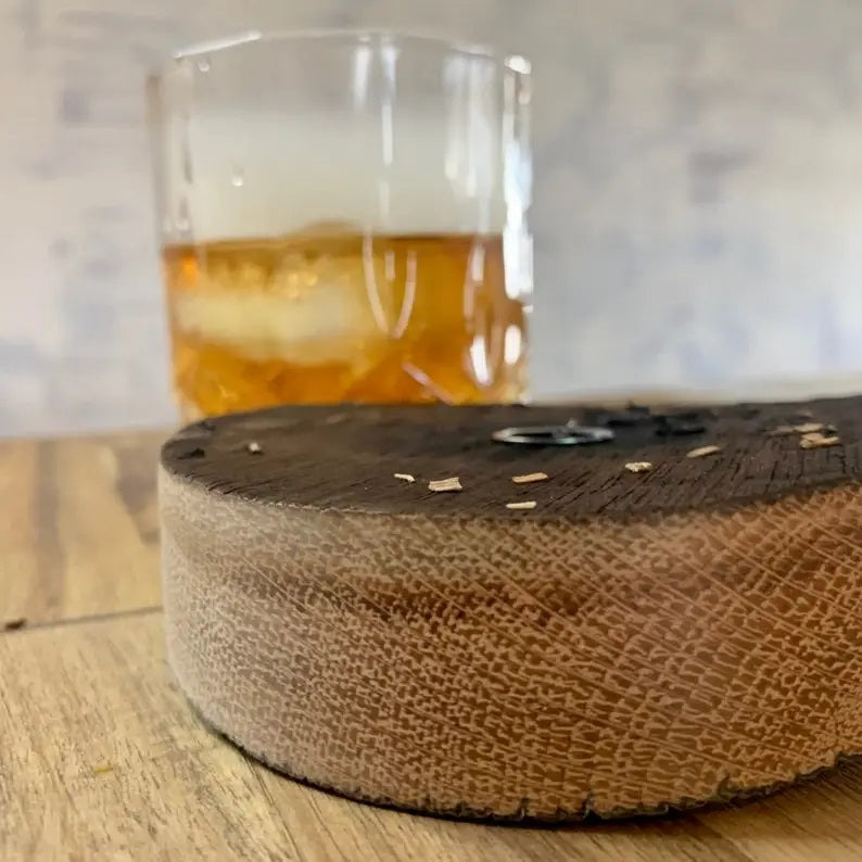 Season and Stir™ -Cocktail SMOKER Chimney | Authentic Whiskey Barrel - JL Woodworking