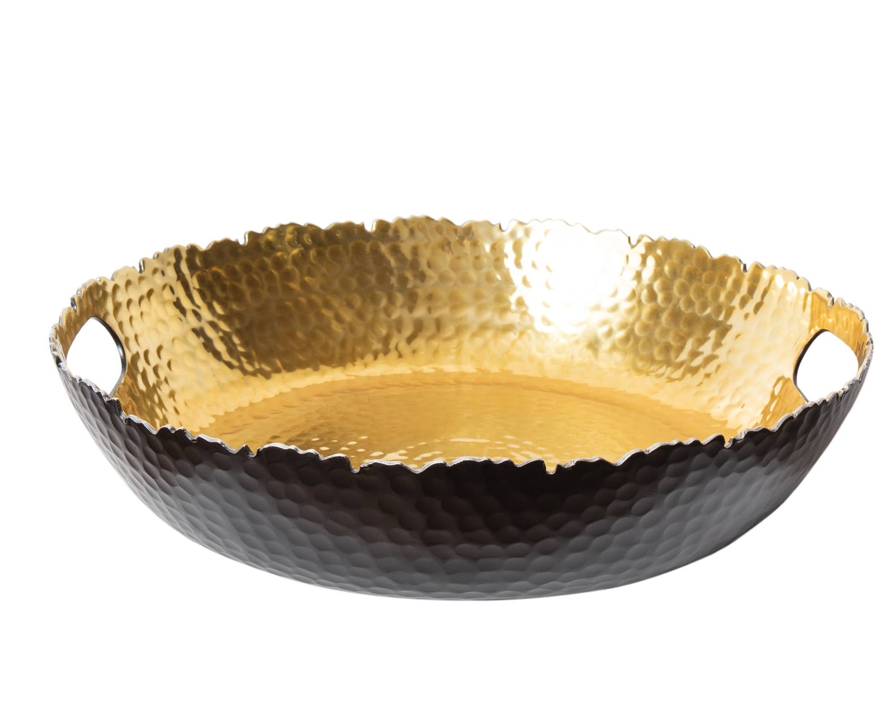 Season and Stir™ Black and Gold Hammered Tray