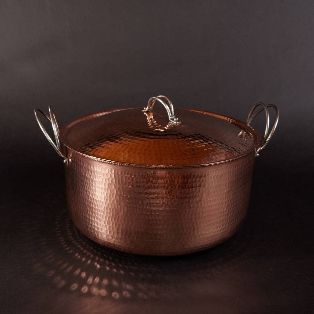 Season and Stir™ Beautiful and Big Copper Dutch Oven - 2 sizes