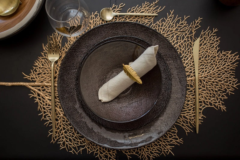 Season and Stir™ Gold Leaf Placemat