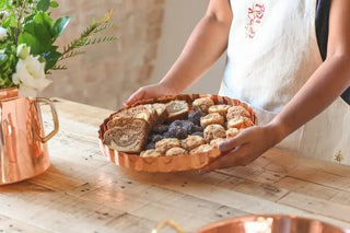 Season and Stir™ Copper Embossed Serving Tray