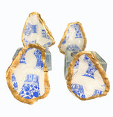 Season and Stir™ Handmade Chinoiserie Oyster Napkin Rings