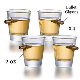 Season and Stir™ Whiskey Gun Decanter & Bullet Shot Glasses Gift Set on Tray