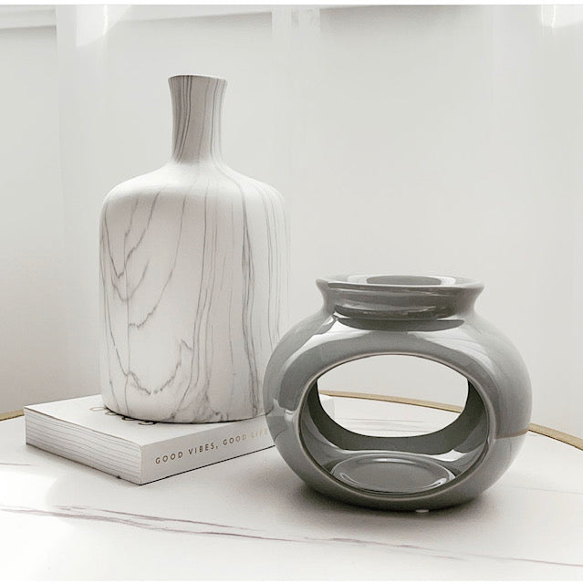 Season and Stir™ Teo - Ceramic Vase White - 2 styles