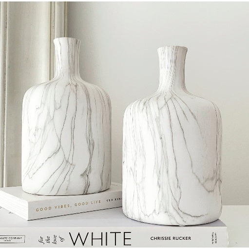 Season and Stir™ Teo - Ceramic Vase White - 2 styles
